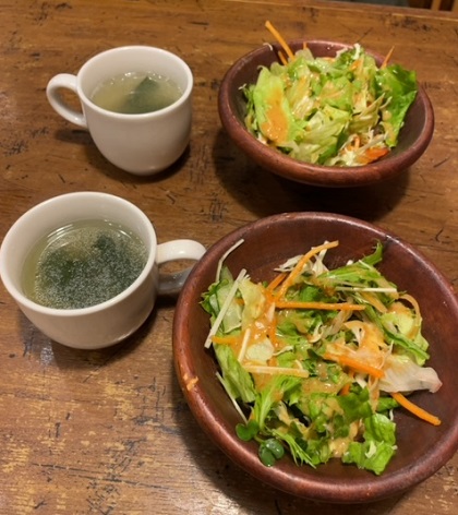 ふらんす亭　サラダ＆スープ