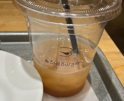 the 3rd Burger サードバーガー アイスコーヒー