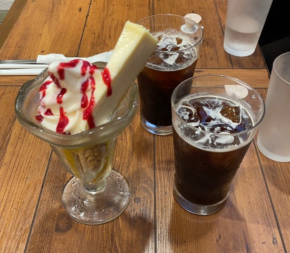 神戸元町ドリア ルミネ池袋 チーズケーキパフェ アイスコーヒー