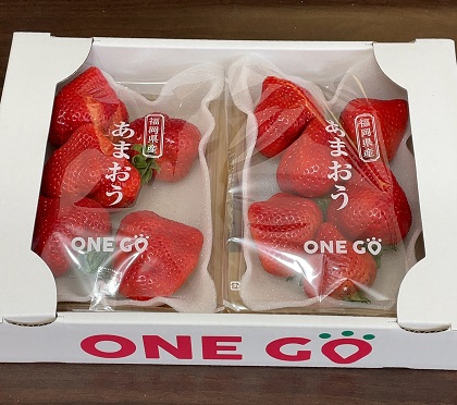 ふるさと納税 福岡県赤村 あまおう300g×2パック ONE GO