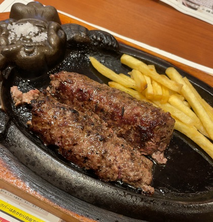 ブロンコビリー ランチ 炭焼きがんこハンバーグ