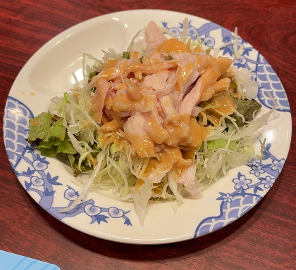 バーミヤン 蒸し鶏の胡麻ソース