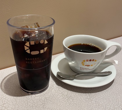 サンマルク ベーカリーレストラン BAKERY RESTAURANT C 渋谷 アイスコーヒー ホットコーヒー