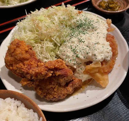 てけてけ ランチ ミックス（唐揚げ＆チキン南蛮）定食