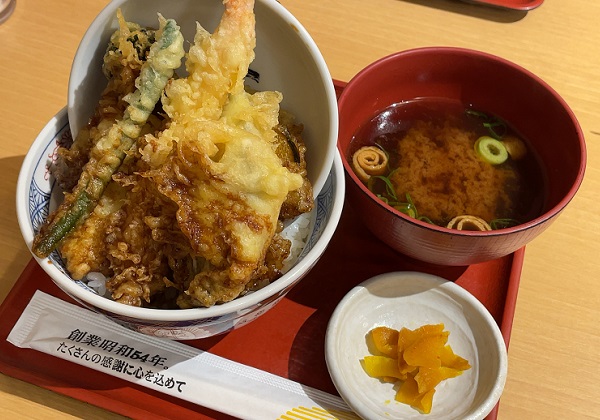 天麩羅 えびのや 期間限定メニュー 牡蠣と旬野菜の天丼