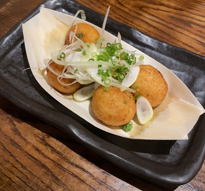 金の蔵 池袋 食べ飲み放題 葱ポンたこ焼き