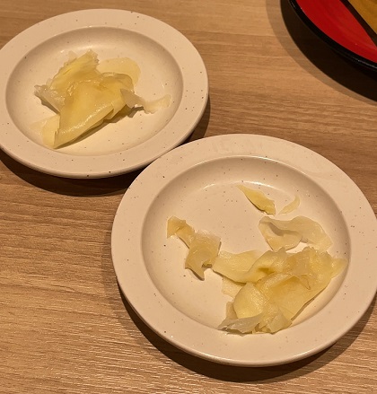 かっぱ寿司 甘酢生姜(ガリ)