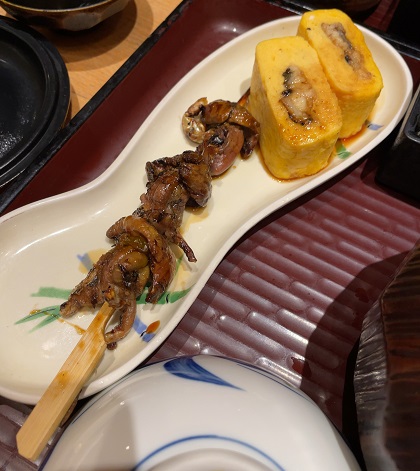 秋葉原 うな匠 匠御膳 鰻巻き 肝串