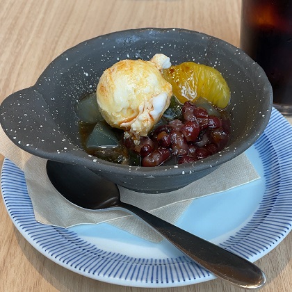 クリエイト・レストランツ・ホールディングス JA全農 みのる食堂 銀座 ごちそう定食 セットスイーツ あんみつ