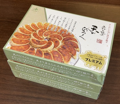 北海道千歳市 ふるさと納税 返礼品 手打ち餃子天のびろく3パック