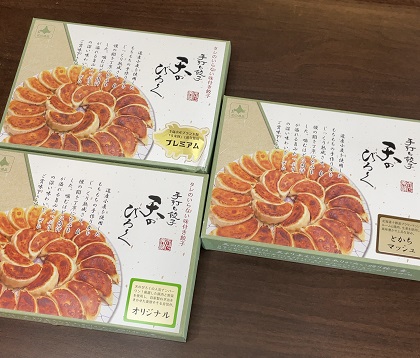 北海道千歳市 ふるさと納税 返礼品 手打ち餃子天のびろく3パック