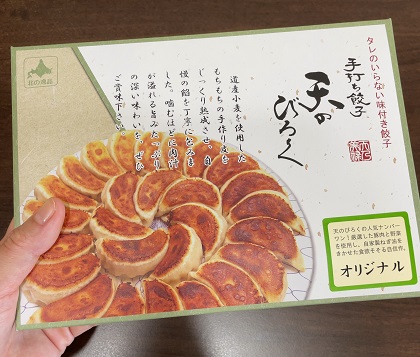 北海道千歳市 ふるさと納税 返礼品 手打ち餃子天のびろく3パック