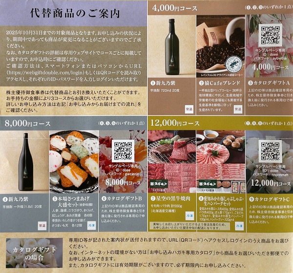 ジェイグループホールディングス 株主優待