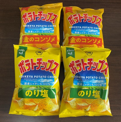 エディオン 株主優待 ネットショップ購入品 湖池屋ポテトチップス