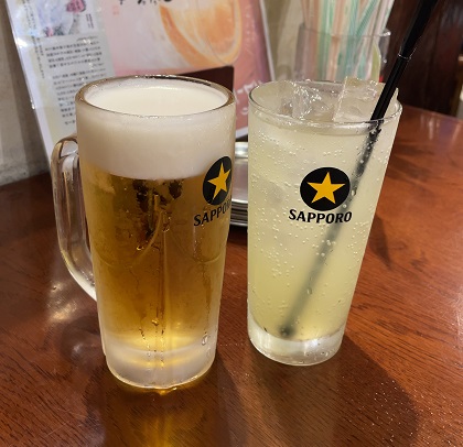 エー・ピーホールディングス 芝浦食肉 ビール サッポロ黒ラベル 日向夏サワー