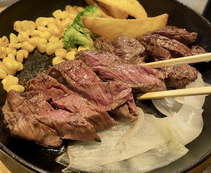 大庄 神田の肉バル RUMP CAP 赤羽 ランチ ハラミステーキ