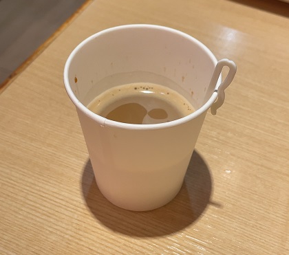串家物語 コーヒーは紙コップに