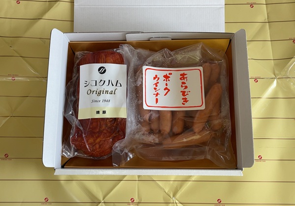 百十四銀行 株主優待 焼豚・ウインナーセット