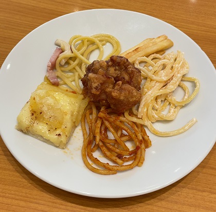 クリエイト・レストランツ・ホールディングス L'HOTEL de BUFFET ロテル ド ビュッフェ パスタ フライドポテト ピザ 唐揚げ
