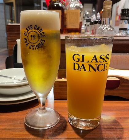 DDグループ GLASS DANCE 新宿 Spanishコース アサヒスーパードライ ライチオレンジ
