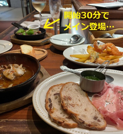 DDグループ GLASS DANCE 新宿 Spanishコース テーブル混雑