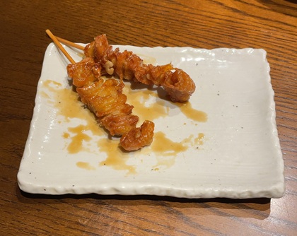 金の蔵 池袋 食べ飲み放題 鶏皮揚げ串