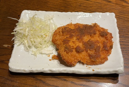 金の蔵 池袋 食べ飲み放題 チキンカツ(カレー)