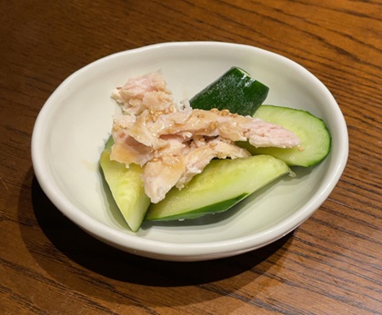 金の蔵 池袋 食べ飲み放題 旨塩鶏きゅうり