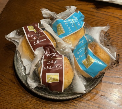 金の蔵 池袋 食べ飲み放題 バニラシューアイス チョコシューアイス