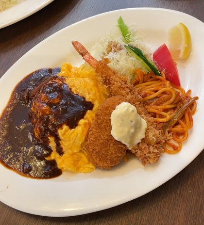 チムニー 株主優待 66DINING 六本木六丁目食堂 池袋東武店 ミックスフライプレート