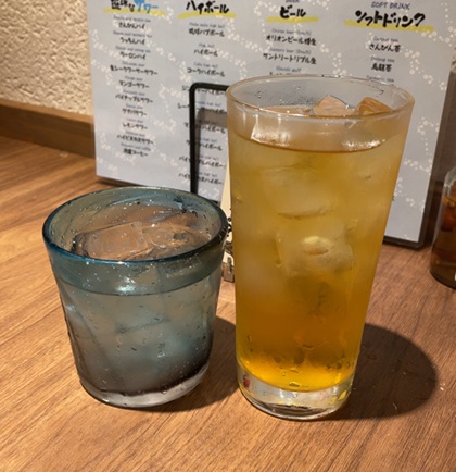 琉球酒場 渋谷ちゃんぷる~ 宴会コース 泡盛 うっちん茶