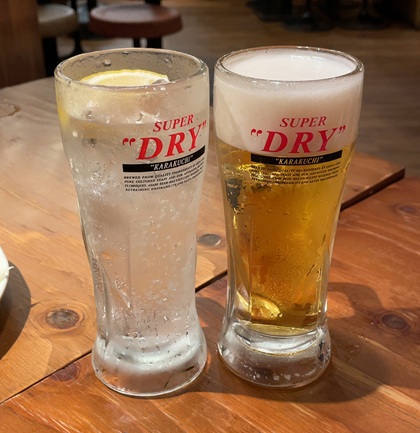 てけてけ アサヒスーパードライ レモン酎ハイ