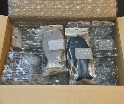 エディオン 株主優待 マーナ おさかなスポンジ