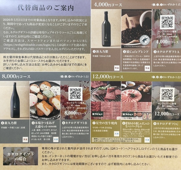 ジェイグループホールディングス 株主優待