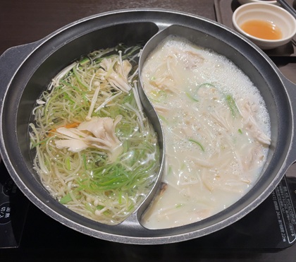 しゃぶ葉 基本の白だし 帆立豆乳だし