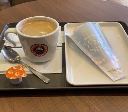 サンマルクカフェ プレミアムチョコクロ ホワイトスノー アメリカンコーヒーS