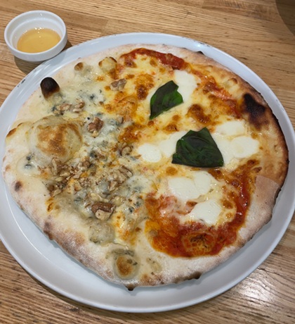 パステルイタリアーナ ペアセット 選べるパスタ＆ピッツァ ピッツァ ハーフ＆ハーフ マルゲリータ＆ゴルゴンゾーラはちみつ