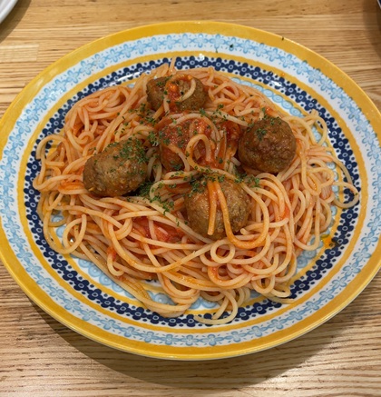 パステルイタリアーナ ペアセット 選べるパスタ＆ピッツァ ポルペッティ(ミートボール)のトマト煮込み カリオストロ風