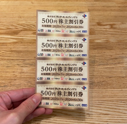 パステルイタリアーナ ヴィアホールディングス 株主優待券