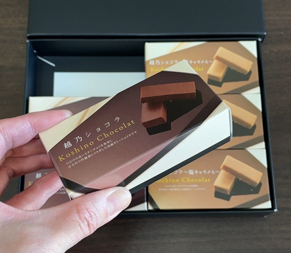 アルコニックス 株主優待 越乃ショコラアソート ビター 塩キャラメル