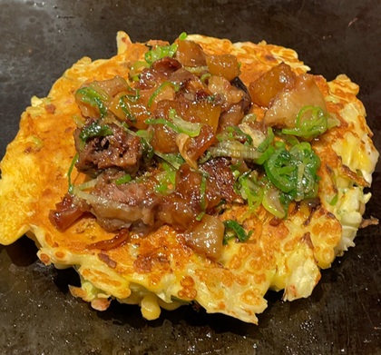 大庄 お好み焼き・もんじゃ焼き お好みもんじゃ 食べ飲み放題 お好み焼き 牛すじネギ玉