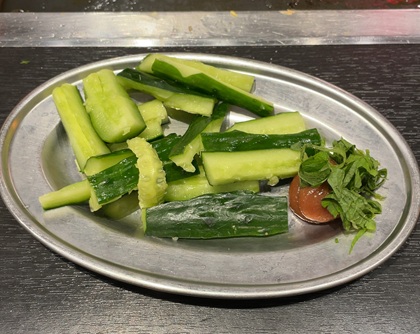 大庄 お好み焼き・もんじゃ焼き お好みもんじゃ 食べ飲み放題 梅しそきゅうり