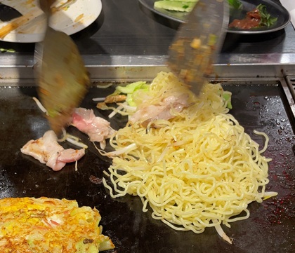 大庄 お好み焼き・もんじゃ焼き お好みもんじゃ 食べ飲み放題 塩豚焼そば