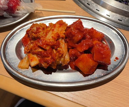 サムギョプサル★韓国屋台 マシッタ・マシッタ 赤羽 食べ飲み放題 キムチの盛り合わせ