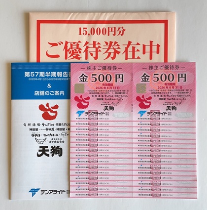 テンアライド 株主優待