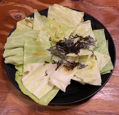 てけてけ おかわり お通し 塩昆布キャベツ