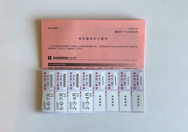 東京テアトル 株主優待