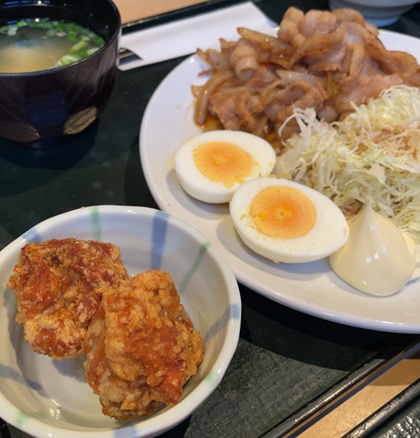 ヴィアホールディングス 株主優待 いちげん ランチ 生姜焼き定食 唐揚げ