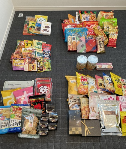 我が家のお菓子在庫 ジャンル別