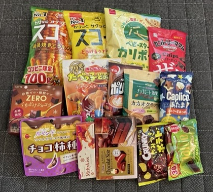 我が家のお菓子在庫 ジャンル別 ローソンお試し引換券